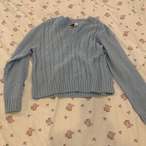 H&M Divided Light Blue Pullover Sweater